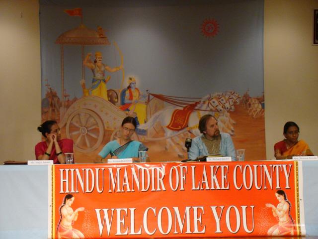 From Left: Ms. Maya Jairam; Ms. Kristen; Dr. Richard Benkin; Mrs. Bhavna Shinde Hurley